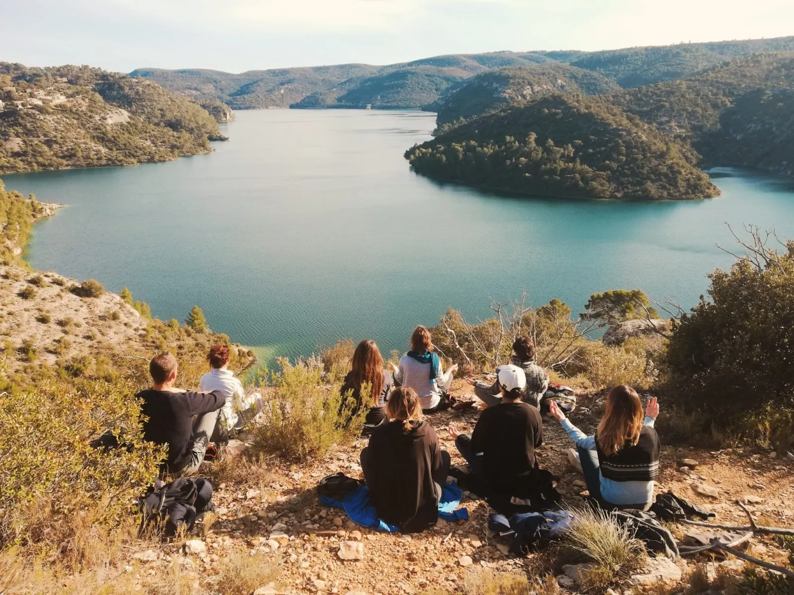 Méditation au bord du Lac